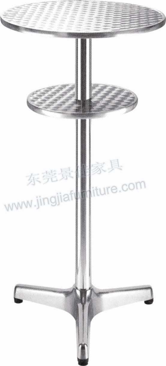 Aluminum Outdoor Hotel Garden Leisure Dining Bar Table (JJ-TR02)