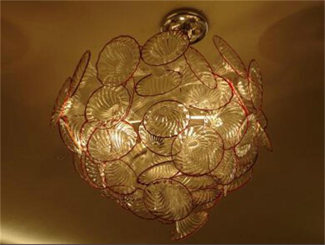 Antiuqe Hand Blown Glass Droplight with High Quality