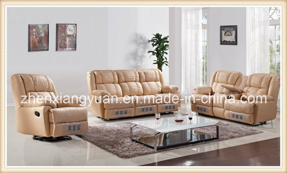 Cheer Furniture Leather Recliner Sofa (A-2643)