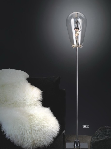 Good Quality Decorative Glass Floor Stand Lamps (703F)