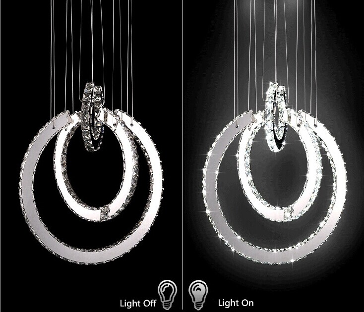 Hand Blowing Earring Shape Crystal Romandic Lighting