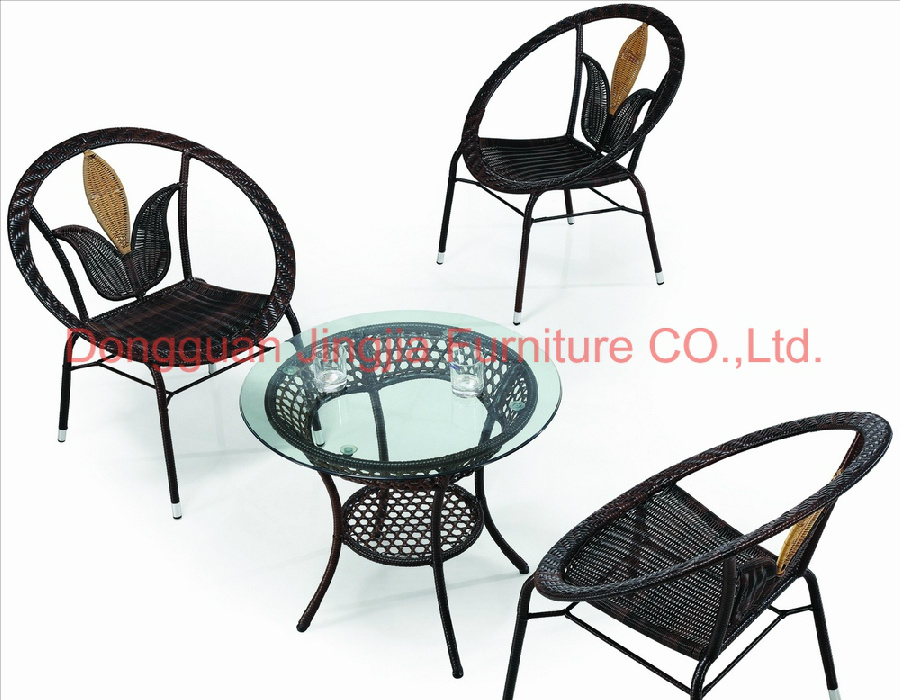 Iron Rattan Furniture Set Manufacturer Direct Wholesale (JJ-S455&432)