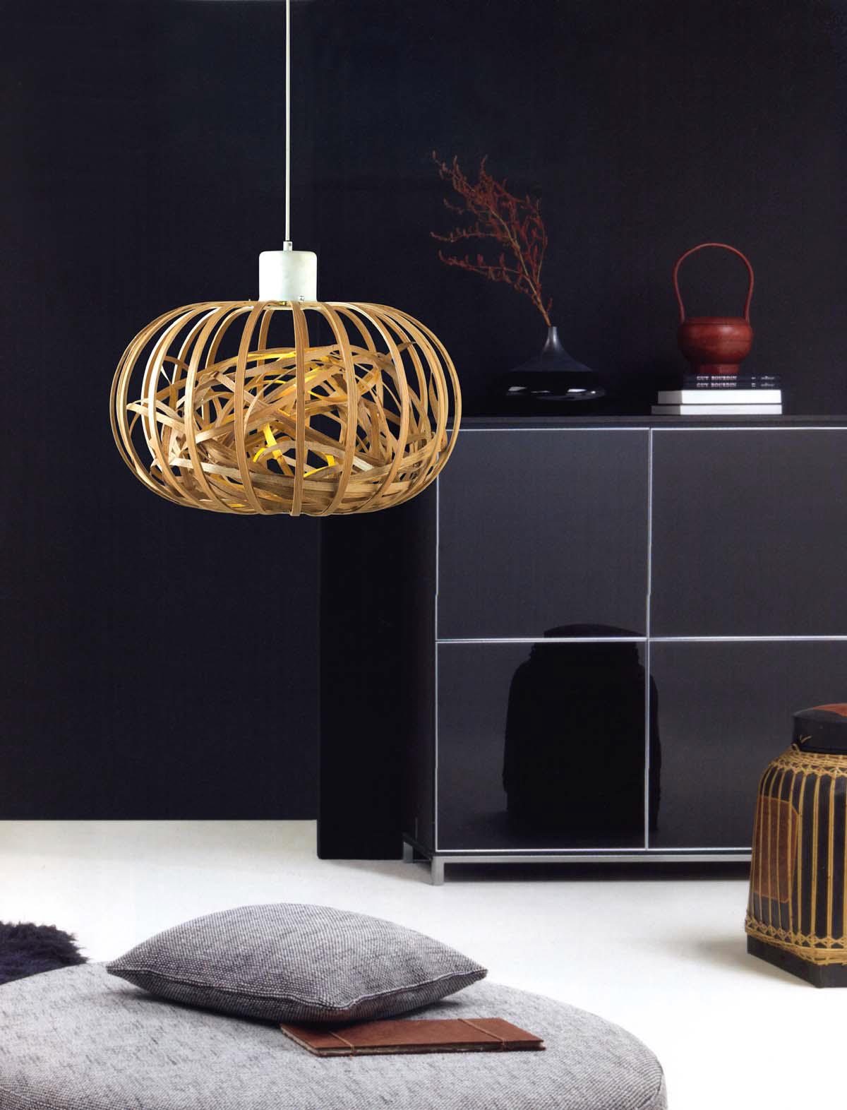 LED Decorative Modern Burlywood Oak Hotel Pendant Light Project (MD80130-1-550)