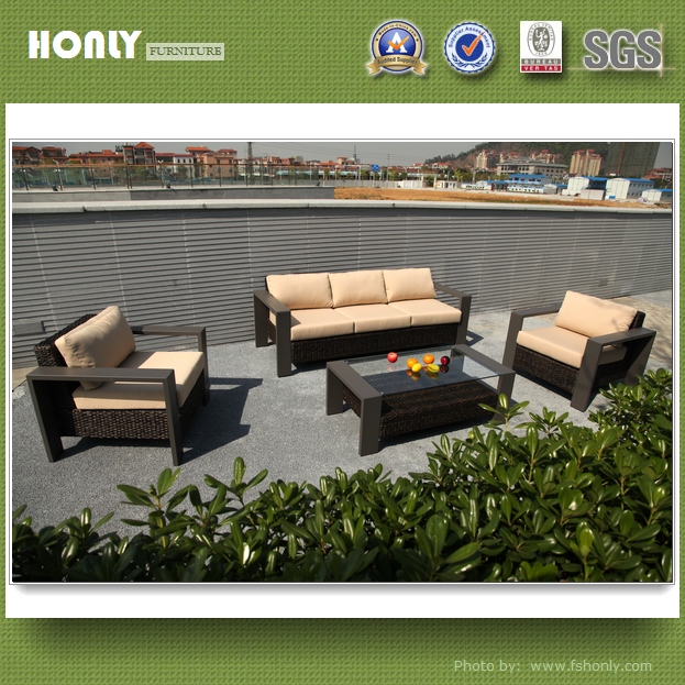 Latest Design Magic Rattan Outdoor Garden Furniture Rattan Sofa