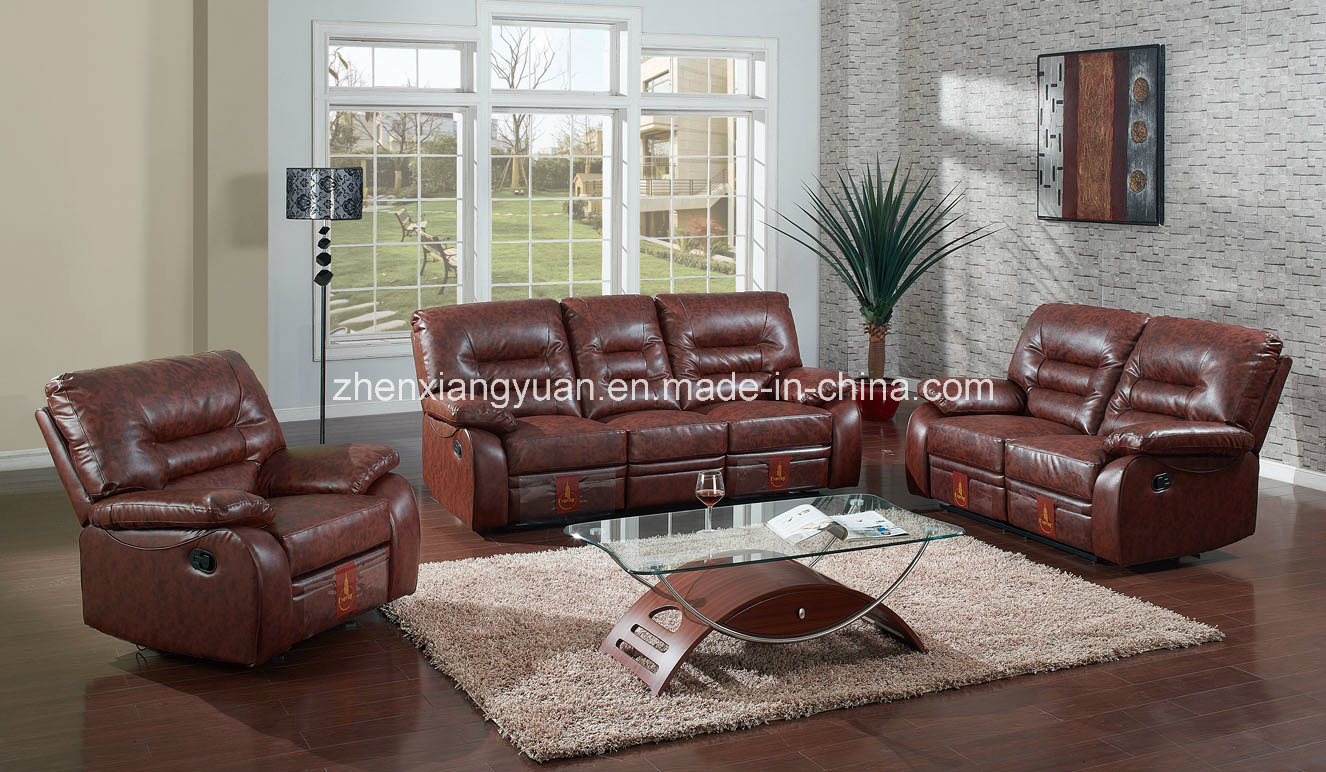 Living Room Sofas Modern Hot Selling Leather Furniture Recliner Sofa for Promtion