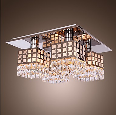 Modern Indoor Lighting Crystal Ceiling Lamp in Guzhen (EM8022-4L)