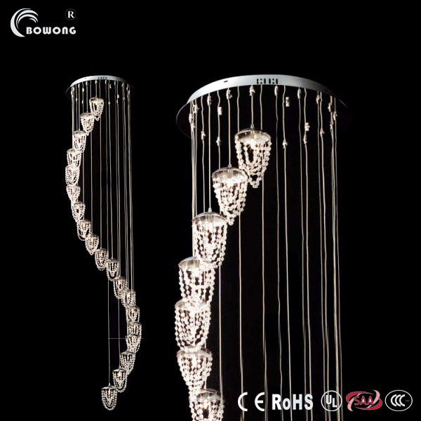 Round Modern Crystal Ceiling Lamp (BH-ML003)