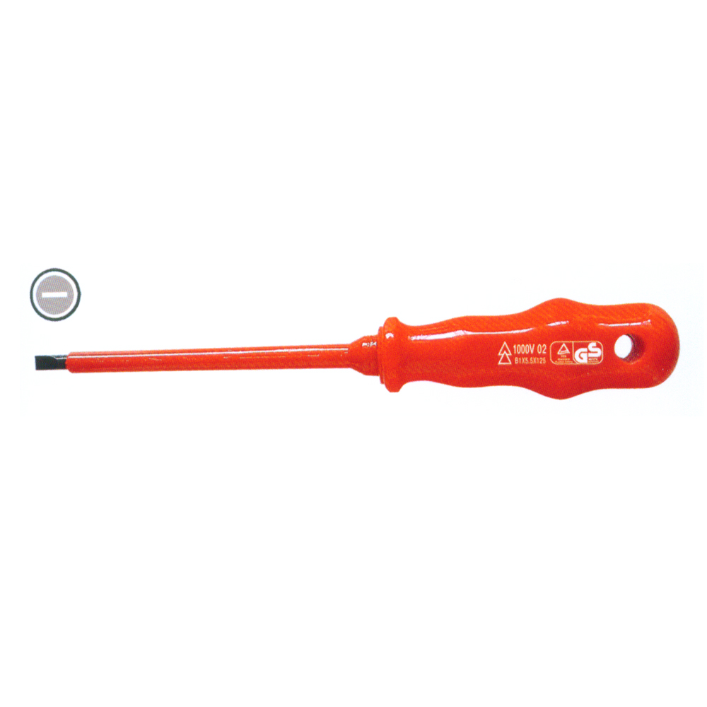 Slotted Insulated Screwdriver for Electrician (MS-24-02)