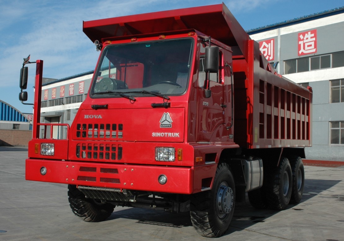 3 Axles 6X4 Heavyduty Hova Mining Dump Truck