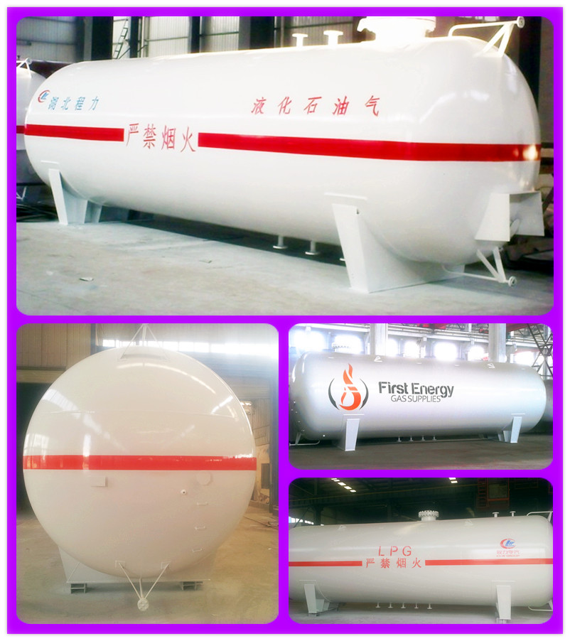 50mt LPG Storage Tank High Pressure Propane LPG Tank for Sale