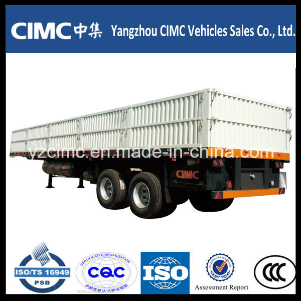 Cimc 3 Axles Side Wall /Cargo Semi Trailer