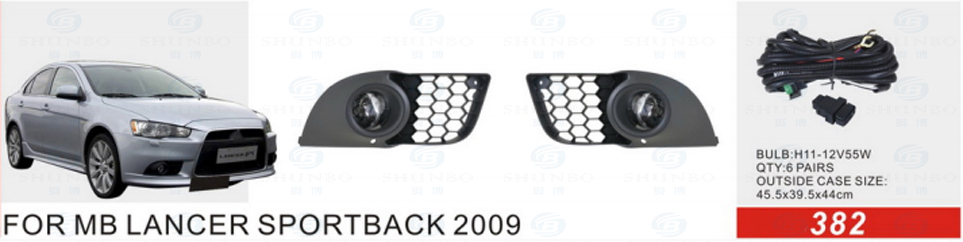 Front Fog Lamp for Mitsubishi Lancer Sportback 2009 (FL-3019)