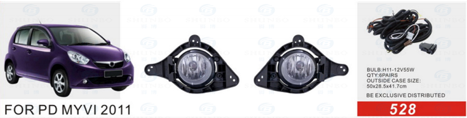 Front Fog Lamp for Pd Myvi 2011