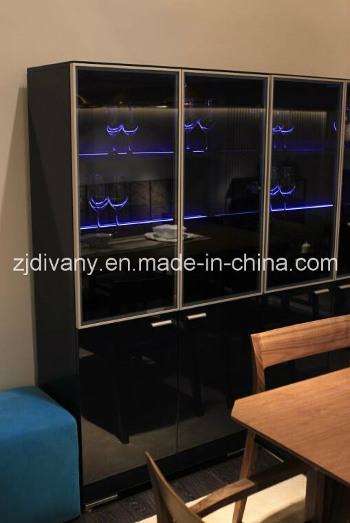 Italian Modern Wood Wine Cabinet