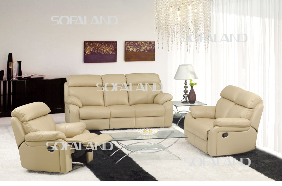 Modern Comfortable Leather Sofa (841#)