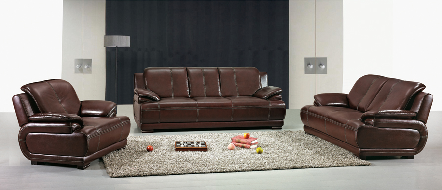 Modern Luxury Leather Living Room 1+2+3 Sectional Sofa (869)