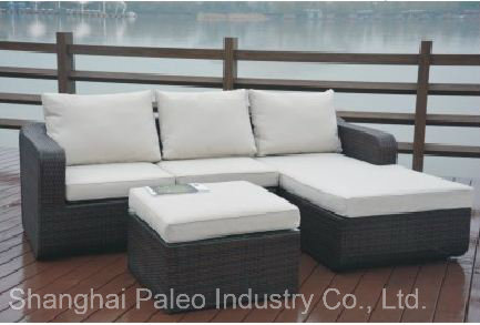 Outdoor Furniture Garden Chair Patio PE Rattan Sofa (PAS-1509)