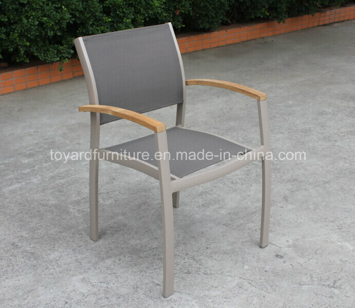 Outdoor Garden Furniture Aluminum Sling Stacking Chair (S260)