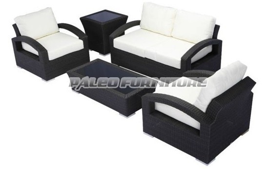 Outdoor Garden Patio Wicker Rattan Sofa Sets (PAS-1103)