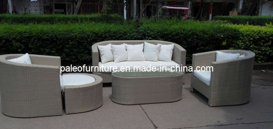 Outdoor Rattan Furniture Modern Garden Wicker Sofa (PA-3011A)