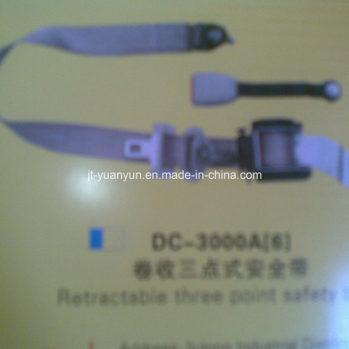 Retractable Three-Point Seat Belts (DC3000A6)