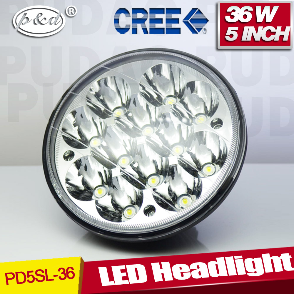 Round 36W Replacement LED Sealed Beam (PD5SL 36W)