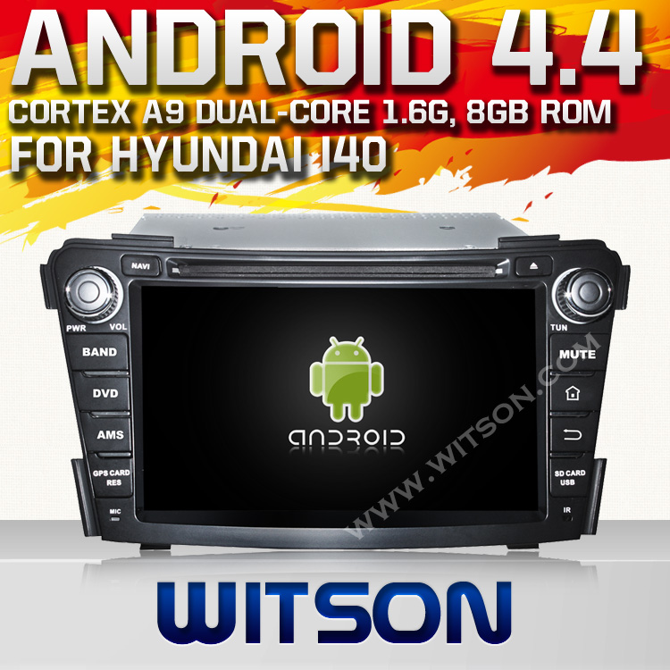 Witson Android 4.4 Car DVD for Hyundai I40 2011-2013 with A9 Chipset 1080P 8g ROM WiFi 3G Internet DVR Support