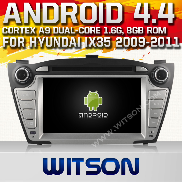 Witson Android 4.4 Car DVD for Hyundai IX35 with Chipset 1080P 8g ROM WiFi 3G Internet DVR Support