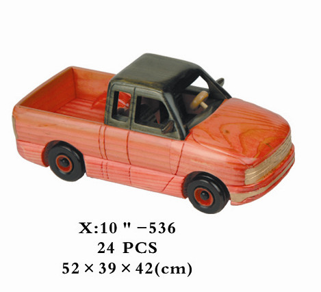 Wooden Toy Truck Model for Adults and Kids