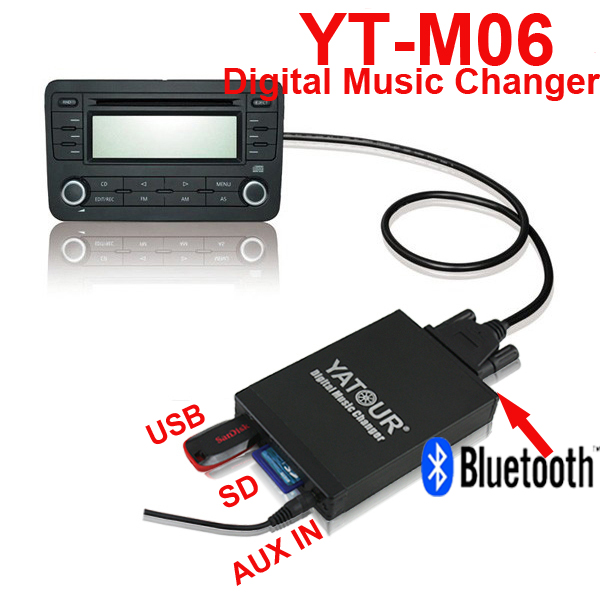 Yatour Digital Music Changer Yt-M06>>Car Audio USB/SD/Aux in Interfaces/Player