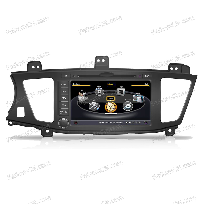 for KIA 2012 Kadenza Car DVD GPS Bluetooh Video Navigation System